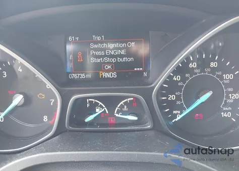 2019 Ford Escape Se z USA, uszkodzony, nr VIN 1FMCU9GD5KUB25307